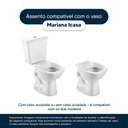 Ver imagem 4 de Tampa de Vaso Polipropileno Mariana Branco para Bacia Icasa