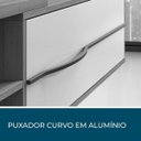 Ver imagem 5 de Painel para Tv até 60 Polegadas 180cm Off White /nogal Trend com Lâmpada Led