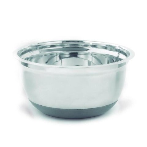 Bowl Aço Inox com Base em Silicone 21cm Mimo