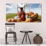 Quadro Decorativo Cozinha Pote De Argila E Frutas - 1