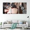 Quadro Decorativo Mulher Com Máscara Preta Estilo 45x96 - 3