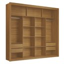 Ver imagem 7 de Closet 100% MDF 4 Gavetas 230 cm NT6060 Freijó Amoudi Móveis