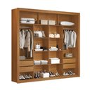Ver imagem 6 de Closet 100% MDF 4 Gavetas 230 cm NT6060 Freijó Amoudi Móveis