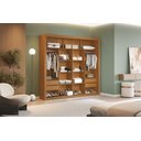 Ver mais imagens de Closet 100% MDF 4 Gavetas 230 cm NT6060 Freijó Amoudi Móveis