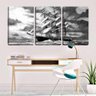 Quadro Decorativo Caravela Em Alto Mar Desenho 45x96 - 3