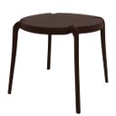 Ver imagem 1 de Mesa Tramontina Clarice Marrom 79 cm em Polipropileno e Fibra de Vidro