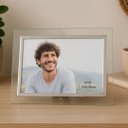 Ver imagem 2 de Porta Retrato Vidro Prime Borda Prata para Fotos 15x20 Horizontal - Tuut