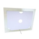 Ver imagem 7 de Porta Retrato Vidro Prime Borda Prata para Fotos 15x20 Horizontal - Tuut