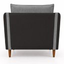 Ver imagem 5 de Kit 2 Poltronas Aviv para Sala Escritório Recepção Linho Premium Easy Clean Corino Premium Luxo