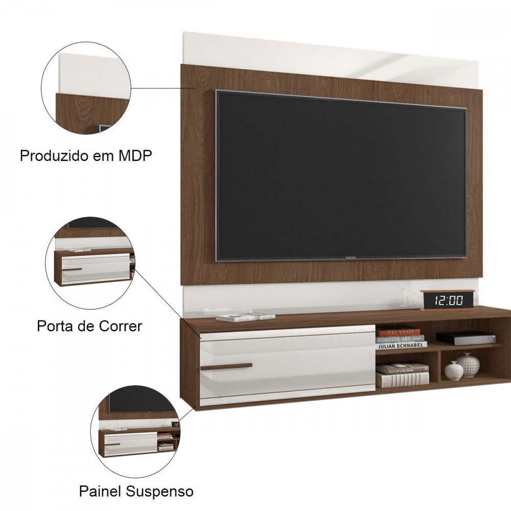 Painel Home Supenso Land Para TV 65 Polegadas Mobler - 3