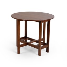 Conjunto Dobrável Prático Mesa 4 Cadeiras Redondo Imbuia Bar Cozinha - 6