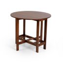 Ver imagem 6 de Conjunto Dobrável Prático Mesa 4 Cadeiras Redondo Imbuia Bar Cozinha