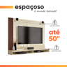 Painel para Tv até 50 Polegadas Dijon Off White Naturale Edn Móveis - 5
