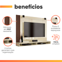 Ver imagem 4 de Painel para Tv até 50 Polegadas Dijon Off White Naturale Edn Móveis