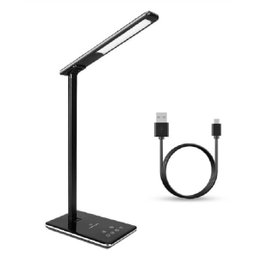 Luminária Led De Mesa Com Carregador Wireless - Qi luminária led wireless preta com qi - 1