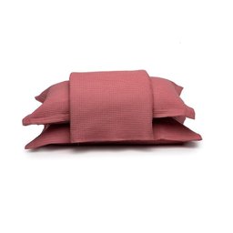 Kit Colcha Piquet Liso Dohler King Rose - 2