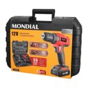 Ver imagem 7 de Parafusadeira e Furadeira Pf-07Ma Vermelha C/Maleta - Bivolt