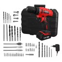 Ver imagem 1 de Parafusadeira e Furadeira Pf-07Ma Vermelha C/Maleta - Bivolt