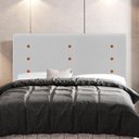 Ver imagem 4 de Cabeceira Cama Box Casal Queen Size Roma 160cm Branco