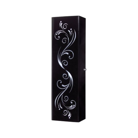 LUMINÁRIA PAREDE ARANDELA FLORATA 2 LAMP E27 PRETO - 4015/2 PT