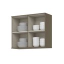 Ver imagem 3 de Armário Aéreo Cozinha 80 Cm Connect 2 Portast Duna/cristal - Henn