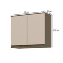 Ver imagem 4 de Armário Aéreo Cozinha 80 Cm Connect 2 Portast Duna/cristal - Henn