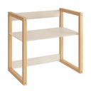 Ver imagem 4 de Mesa Infantil Zoe sem Gavetas MDF Moderno Areia Fosco-Madeira Natural Reller Móveis