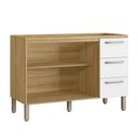 Ver imagem 2 de Balcão de Pia 120 Cm 2 Portas 3 Gavetas sem Tampo Amestita Kits Paraná