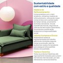 Ver mais imagens de Sofá Modular Chaise Braço Lateral com Pé Bolinha Sôma CabeCasa MadeiraOriginals