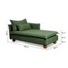Sofá Modular Chaise Braço Lateral com Pé Bolinha Sôma CabeCasa MadeiraOriginals - 4