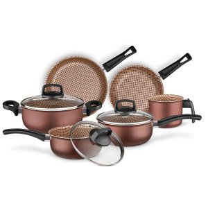 Conjunto de Panelas Flora Tvt 6 Peças Mta