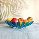 Ver imagem 2 de Centro de Mesa em Bio Plástico Não Fóssil- 37,5 X 30,5 X H9 Cm - Dolcevita - Turquesa - Guzzini