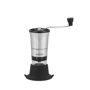 Moedor Para Café Realce Tramontina Aço Inox Com Copo de Acrílico