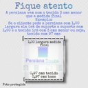 Ver imagem 5 de Persiana Rolo Tela Solar 1% L 1,30 X 2,20 a para Sacadas com Privacidade