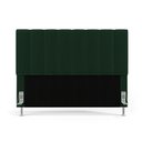Ver imagem 3 de Cabeceira Nashira 160 para Cama Queen N-026 Veludo Verde Aradecor