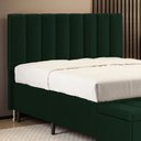 Ver imagem 1 de Cabeceira Nashira 160 para Cama Queen N-026 Veludo Verde Aradecor