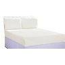 Jogo De Cama Lençol Ponto Palito Micropercal Casal 03 Peças Palha - 2