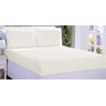 Jogo De Cama Lençol Ponto Palito Micropercal Casal 03 Peças Palha - 4