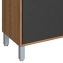 Ver imagem 6 de Gabinete Banheiro 80cm e Espelheira 70cm Clari Mel/grafite F10 - Mpozenato