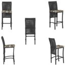 Ver imagem 5 de Mesa Bistrô e 2 Banquetas Roma Preta Corda Náutica Estofado 6 Trama Original