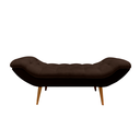 Ver imagem 3 de Recamier Sofá Calçadeira 1,6 M Realeza:suede Marrom