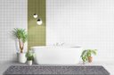 Ver imagem 4 de Tapete Passadeira Emborrachada Pvc Antiderrapante 0,65x5,00m Textura Branco Preto