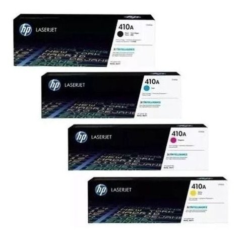 Kit Toner Hp Cf410a Cf411a Cf412 Cf413 410a Original Lacrado Cor da tinta. Cor da tinta:Kit:Kit