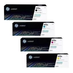 Kit Toner Hp Cf410a Cf411a Cf412 Cf413 410a Original Lacrado Cor da tinta. Cor da tinta:Kit:Kit - 2