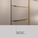 Ver imagem 5 de Balcão para Cozinha 2 Portas 3 Gavetas Pia 120cm com Tampo Plena Amarelo/Cinamon/Nude Prime Tx