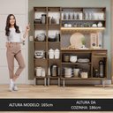 Ver imagem 6 de Armário de Cozinha Compacta 169cm Rustic Emilly Madesa 13