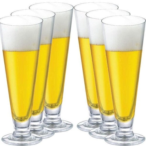 Jogo Copos Chopp Cerveja Tulipa Vidro 6pcs 230ml