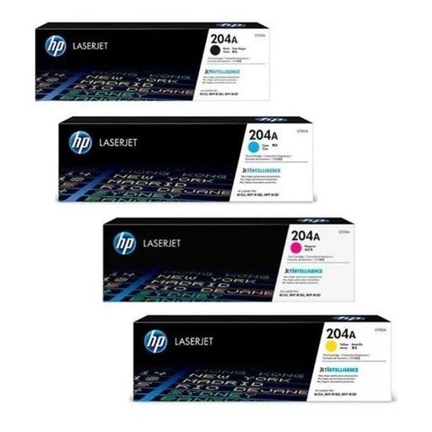 Kit Toner Hp Cf510a Cf511a Cf512a Cf513a 204a.