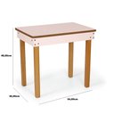 Ver imagem 5 de Kit Escrivaninha Infantil Lola com Cadeira Infantil Manu - Rosa