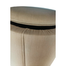 Puff Redondo Baú Não É Segredo Debrum Linho Bege 40x45 Ns0608 - 3